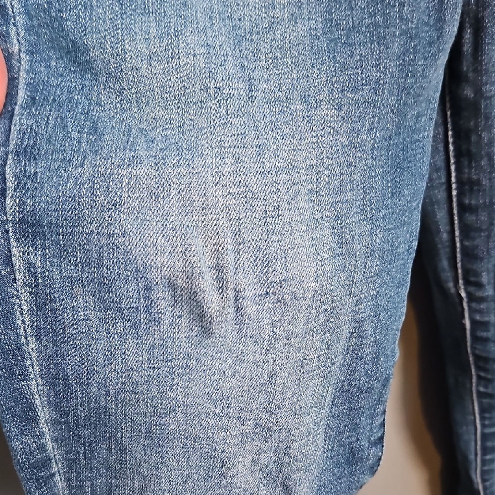 Abercrombie & Fitch Distressed Blue Simone High Rise Ankle Jeans - Picture 4 of 4